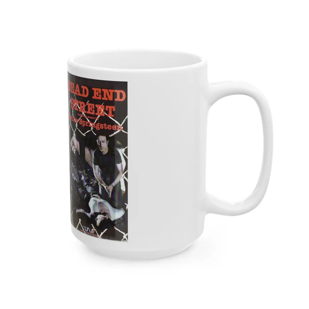 DEAD END STREET (VHS COVER) - White Coffee Mug-Go Mug Yourself