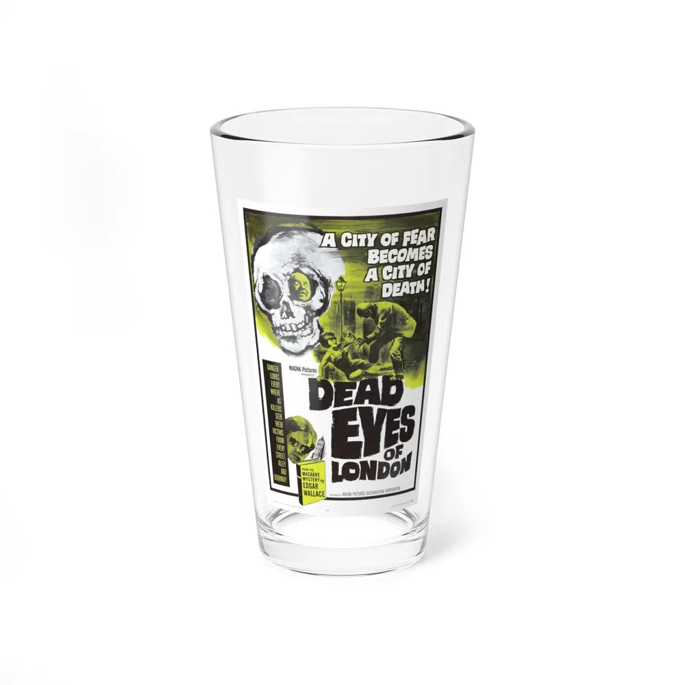 DEAD EYES OF LONDON 1961 Movie Poster - Pint Glass 16oz-16oz-Go Mug Yourself