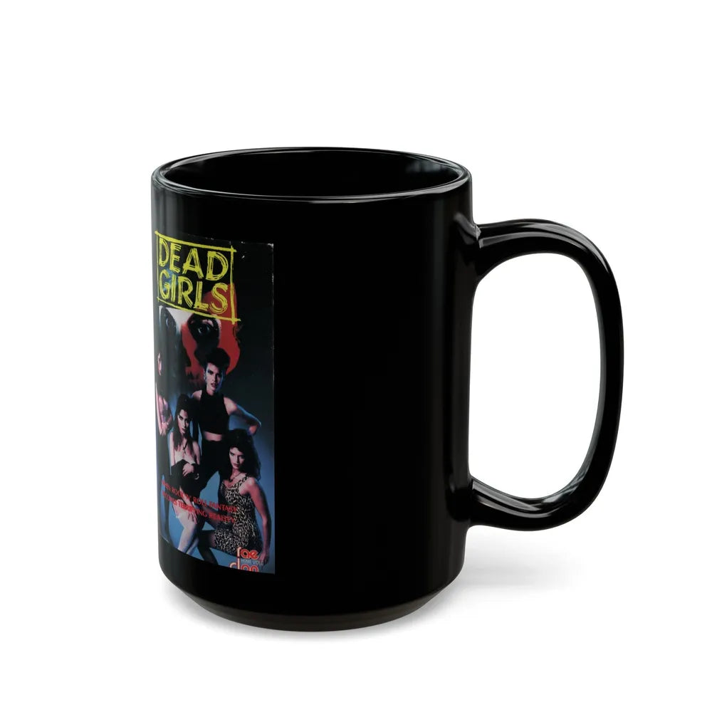 DEAD GIRLS (VHS COVER) - Black Coffee Mug-Go Mug Yourself