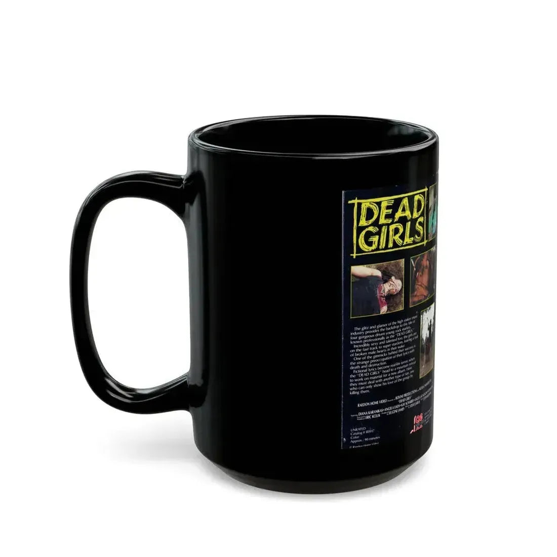 DEAD GIRLS (VHS COVER) - Black Coffee Mug - Go Mug Yourself