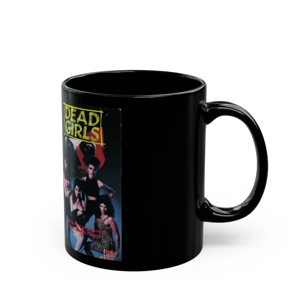 DEAD GIRLS (VHS COVER) - Black Coffee Mug-Go Mug Yourself