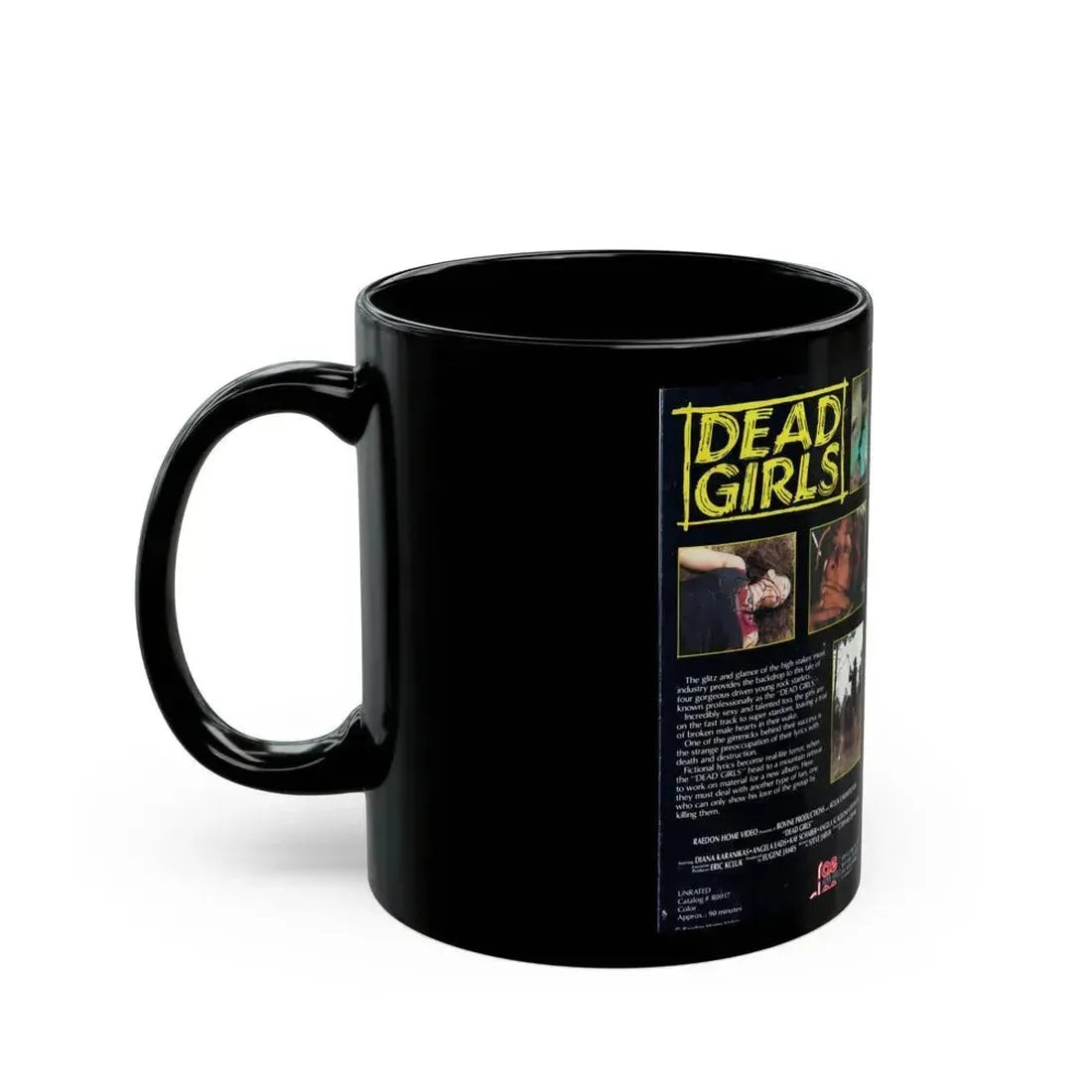 DEAD GIRLS (VHS COVER) - Black Coffee Mug - Go Mug Yourself