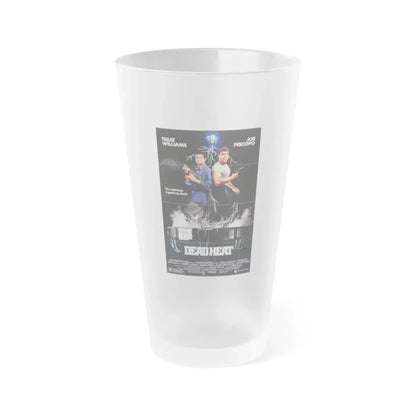 DEAD HEAT 1988 Movie Poster - Frosted Pint Glass 16oz Default Title - Go Mug Yourself