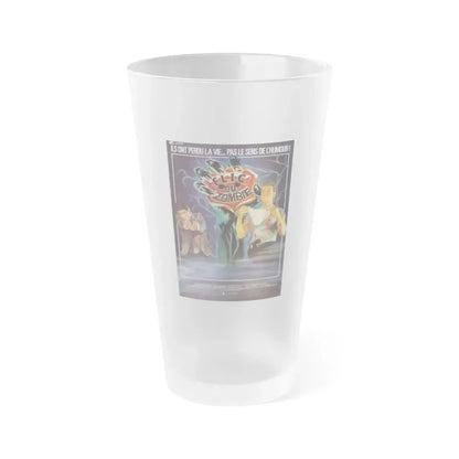 DEAD HEAT (FRENCH) 1988 Movie Poster - Frosted Pint Glass 16oz Default Title - Go Mug Yourself