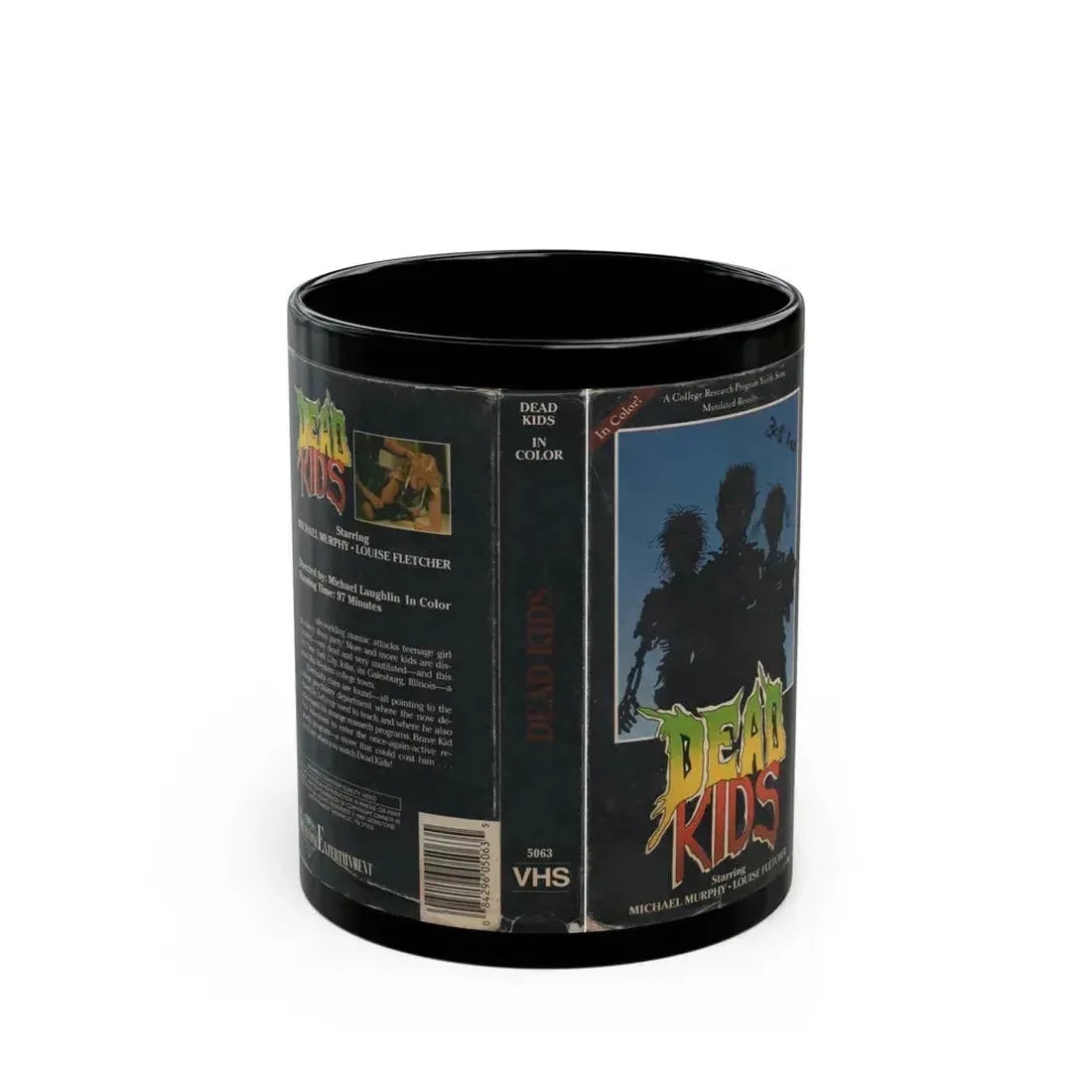 DEAD KIDS (VHS COVER) - Black Coffee Mug 11oz - Go Mug Yourself