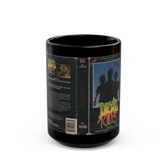 DEAD KIDS (VHS COVER) - Black Coffee Mug-15oz-Go Mug Yourself