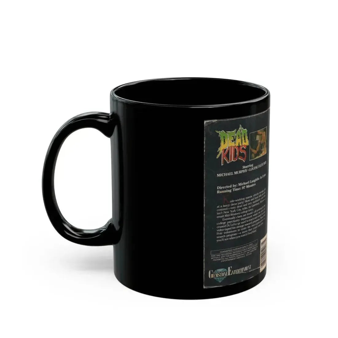 DEAD KIDS (VHS COVER) - Black Coffee Mug - Go Mug Yourself