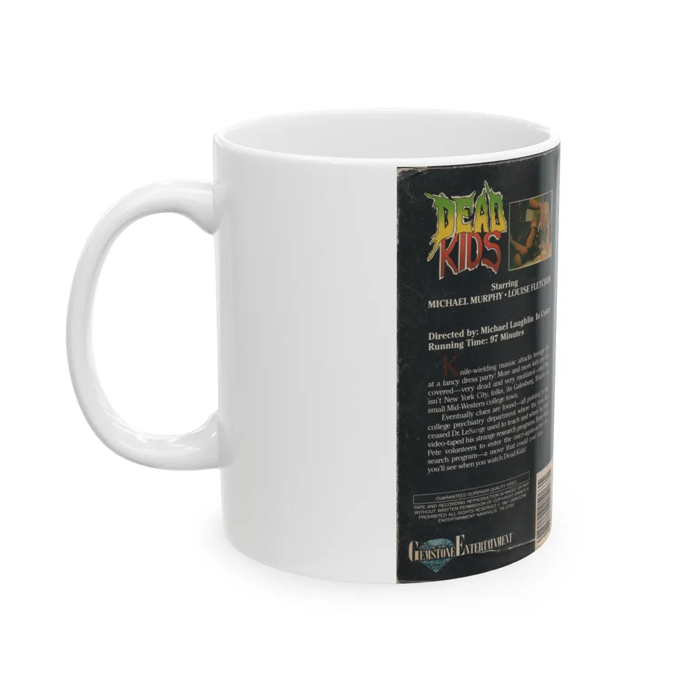 DEAD KIDS (VHS COVER) - White Coffee Mug-Go Mug Yourself