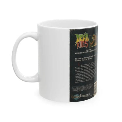 DEAD KIDS (VHS COVER) - White Coffee Mug - Go Mug Yourself
