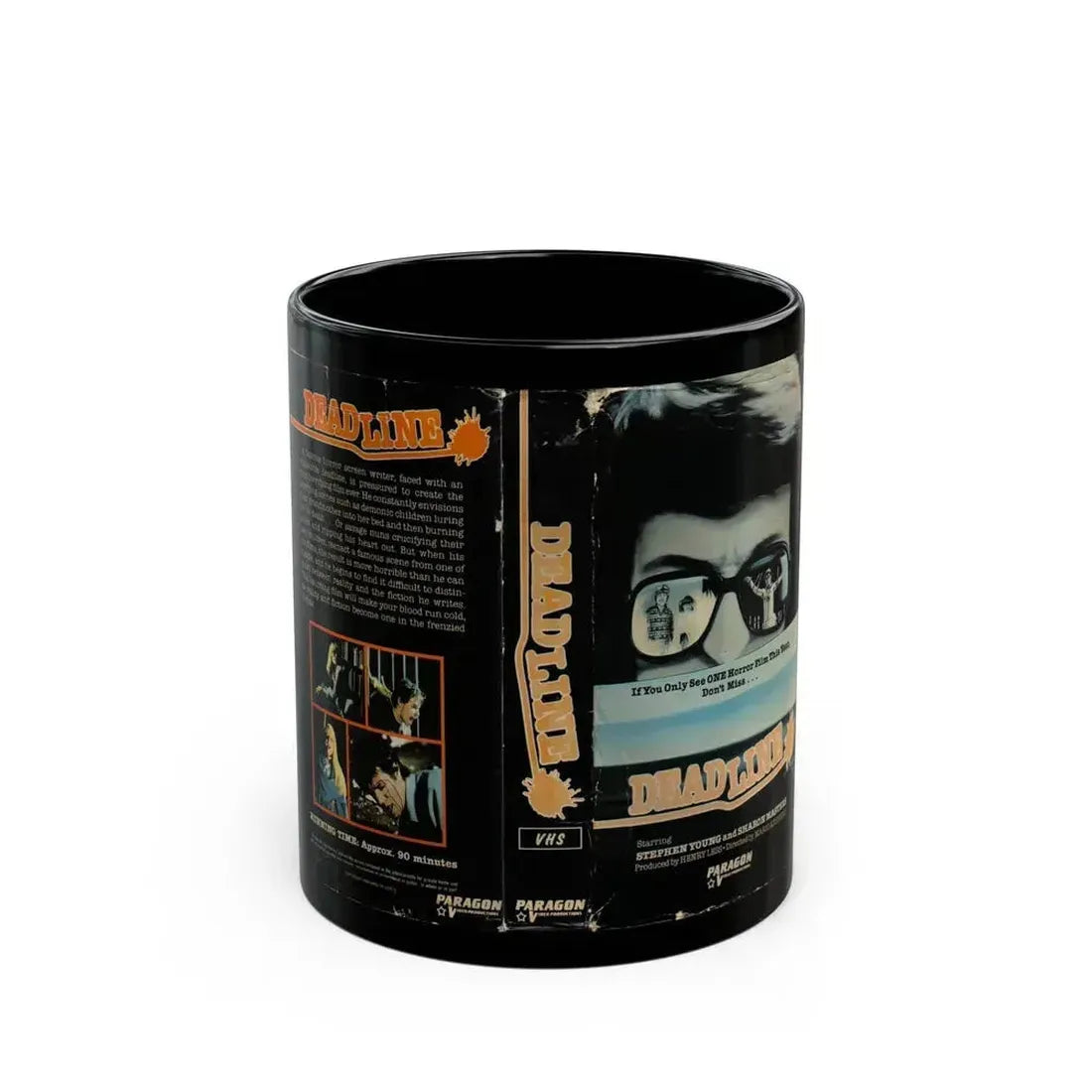 DEAD LINE (VHS COVER) - Black Coffee Mug 11oz - Go Mug Yourself