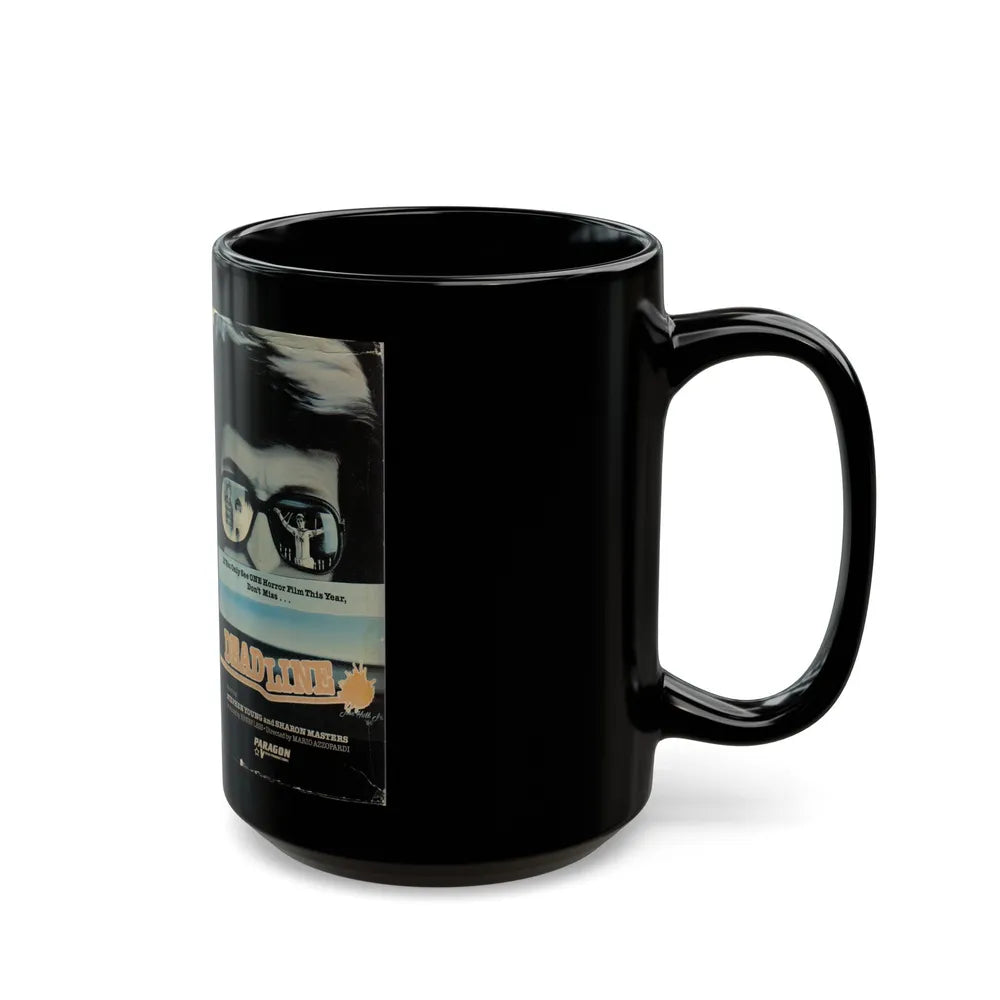 DEAD LINE (VHS COVER) - Black Coffee Mug-Go Mug Yourself