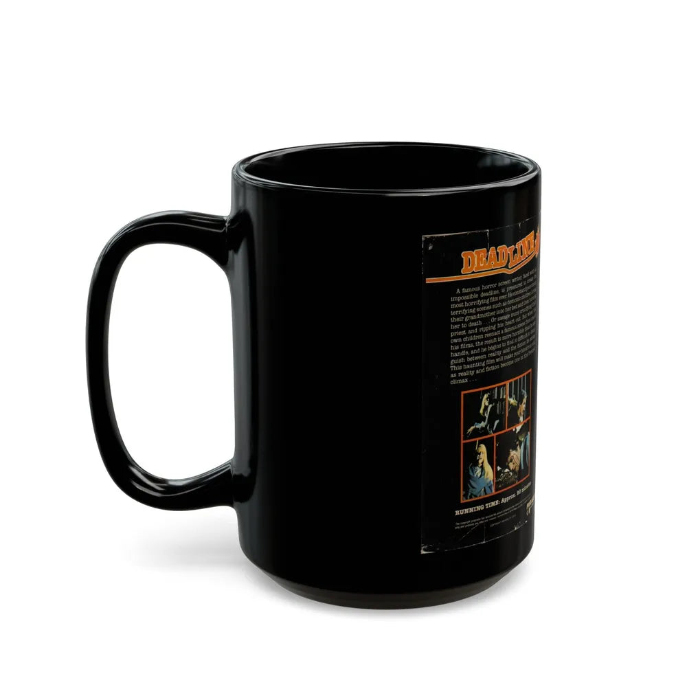 DEAD LINE (VHS COVER) - Black Coffee Mug-Go Mug Yourself