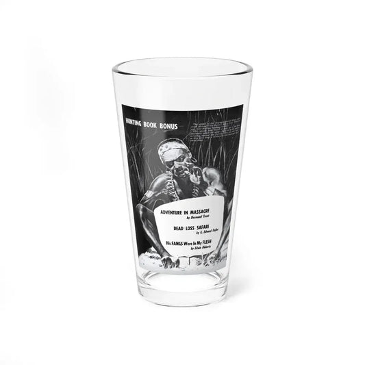 Dead Loss Safari, Peril magazine, June 1957 - Pint Glass 16oz 16oz - Go Mug Yourself