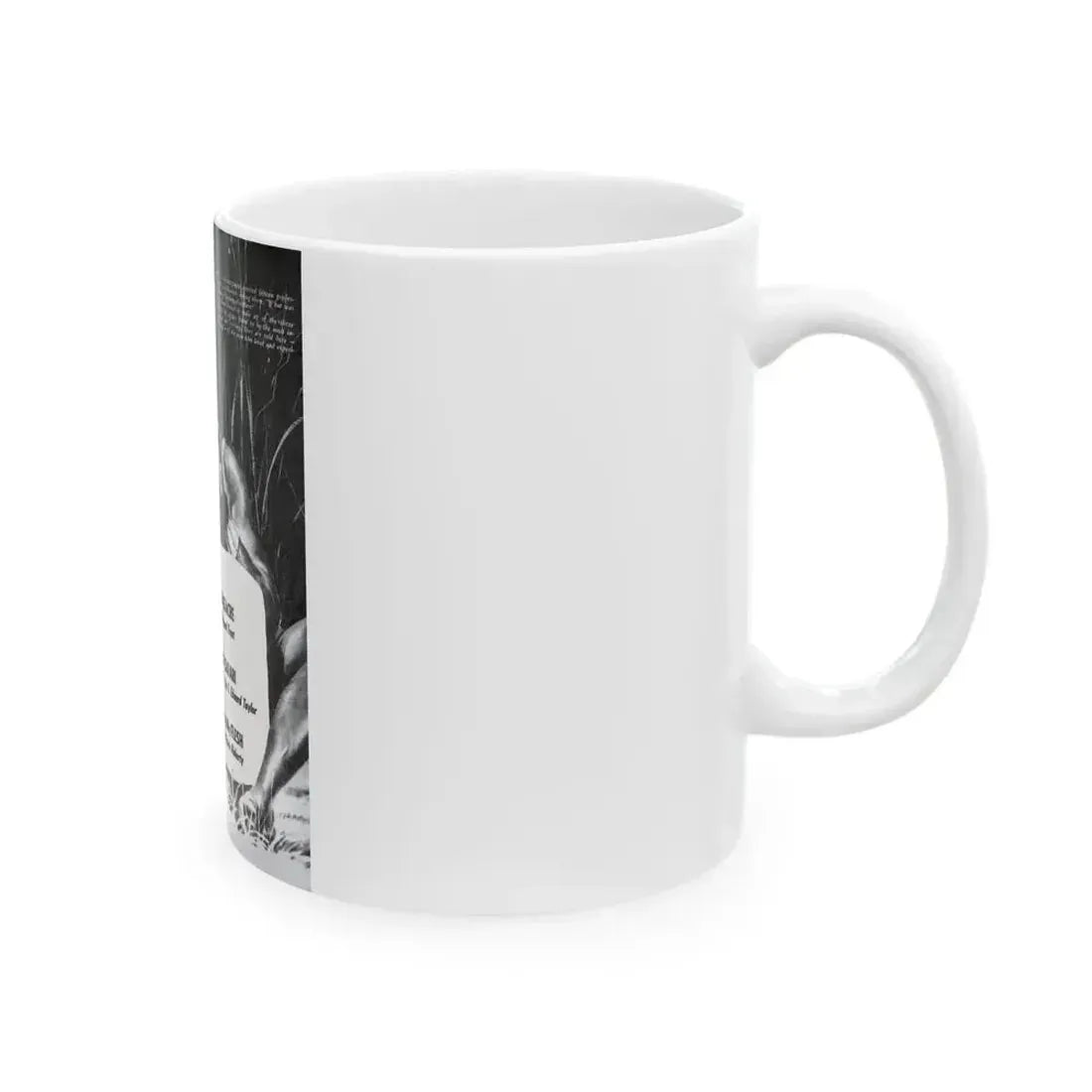 Dead Loss Safari, Peril magazine, June 1957 - White Coffee Mug - Go Mug Yourself