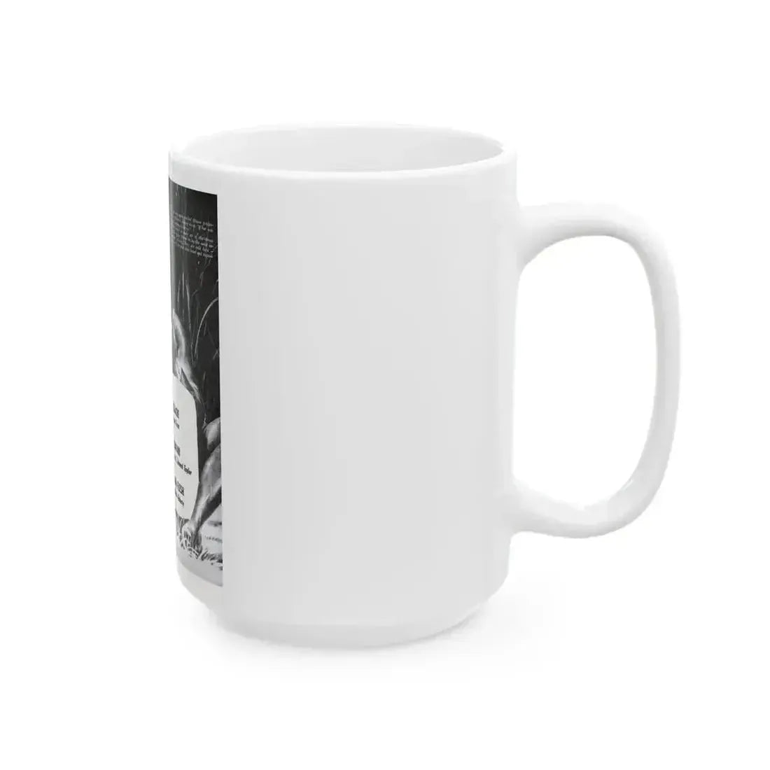 Dead Loss Safari, Peril magazine, June 1957 - White Coffee Mug - Go Mug Yourself