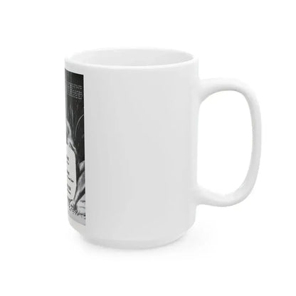 Dead Loss Safari, Peril magazine, June 1957 - White Coffee Mug - Go Mug Yourself