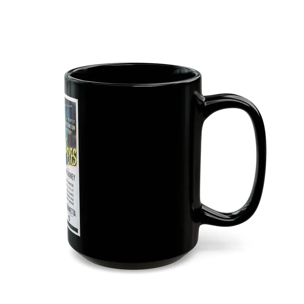 DEAD MAN'S EYES 1944 Movie Poster - Black Coffee Mug - Go Mug Yourself