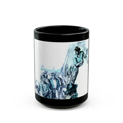 Dead Man's Log, Liberty magazine, June 18,1938 - Black Coffee Mug 15oz - Go Mug Yourself