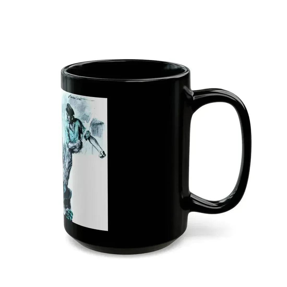 Dead Man's Log, Liberty magazine, June 18,1938 - Black Coffee Mug - Go Mug Yourself