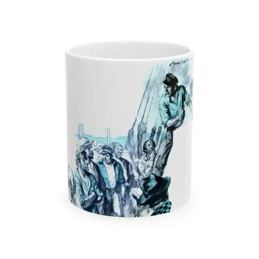 Dead Man's Log, Liberty magazine, June 18,1938 - White Coffee Mug 11oz - Go Mug Yourself
