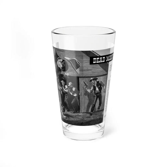 Dead Man's Posse, Men magazine, August 1958 - Pint Glass 16oz-16oz-Go Mug Yourself