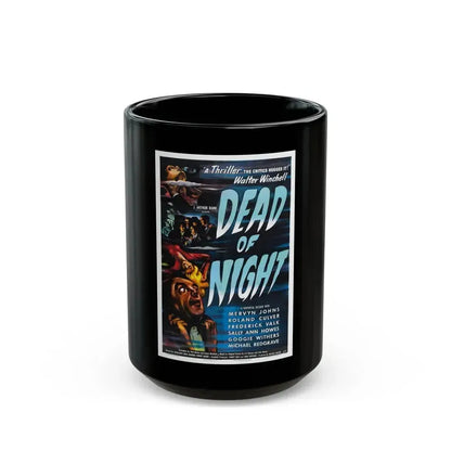 DEAD OF NIGHT 1945 Movie Poster - Black Coffee Mug 15oz - Go Mug Yourself