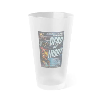 DEAD OF NIGHT 1945 Movie Poster - Frosted Pint Glass 16oz Default Title - Go Mug Yourself