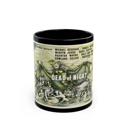 DEAD OF NIGHT (2) 1945 Movie Poster - Black Coffee Mug 11oz - Go Mug Yourself