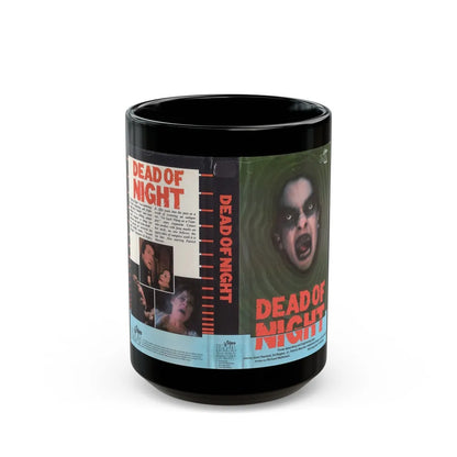 DEAD OF NIGHT (VHS COVER) - Black Coffee Mug-15oz-Go Mug Yourself