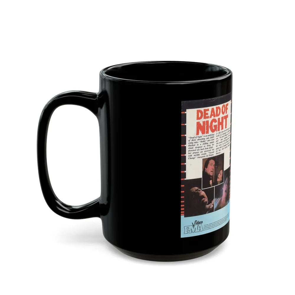 DEAD OF NIGHT (VHS COVER) - Black Coffee Mug-Go Mug Yourself