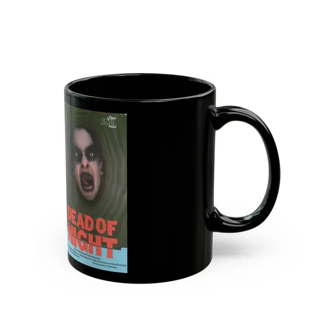 DEAD OF NIGHT (VHS COVER) - Black Coffee Mug - Go Mug Yourself