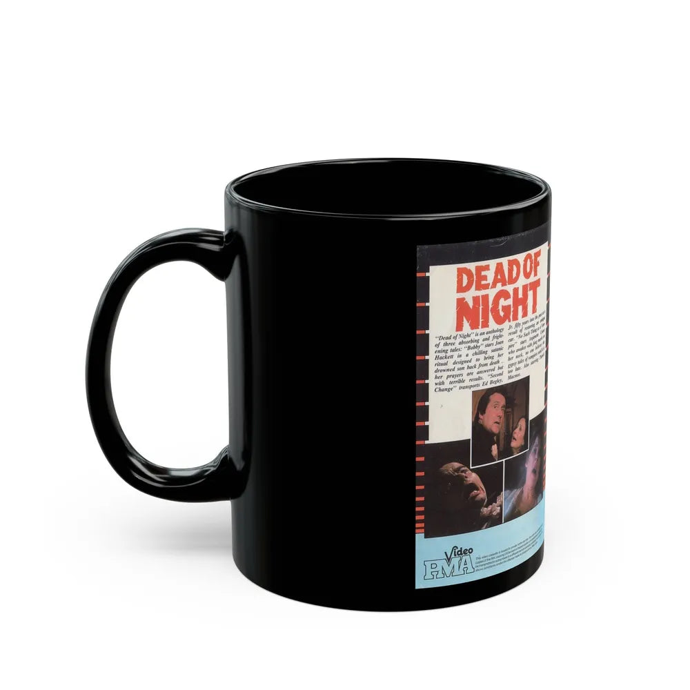 DEAD OF NIGHT (VHS COVER) - Black Coffee Mug-Go Mug Yourself