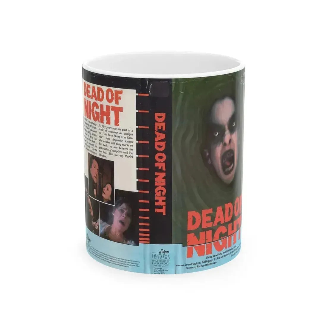 DEAD OF NIGHT (VHS COVER) - White Coffee Mug 11oz - Go Mug Yourself