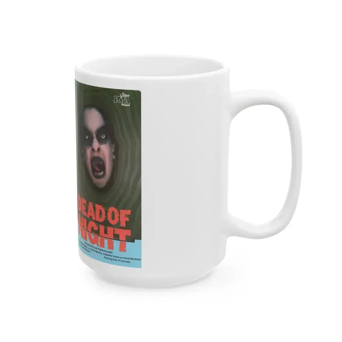 DEAD OF NIGHT (VHS COVER) - White Coffee Mug - Go Mug Yourself