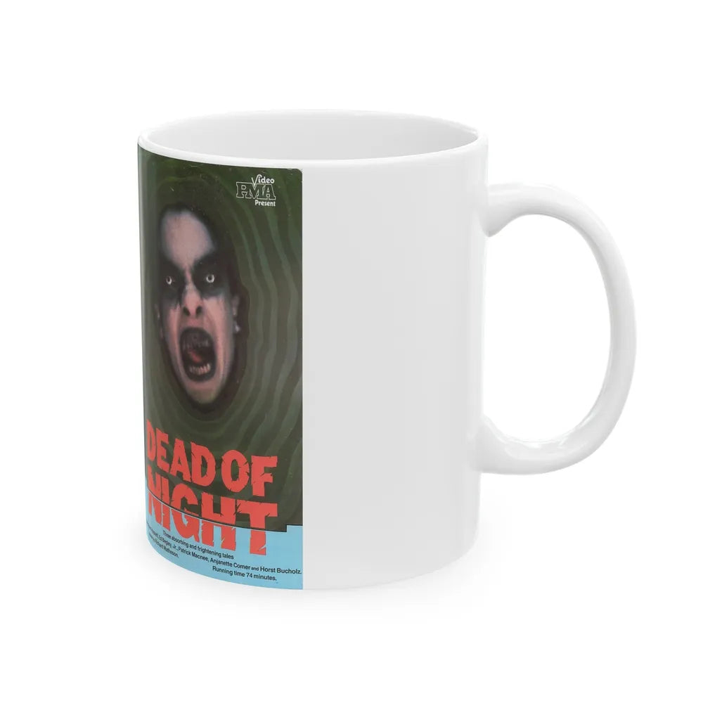 DEAD OF NIGHT (VHS COVER) - White Coffee Mug-Go Mug Yourself