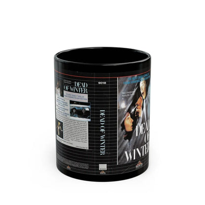 DEAD OF WINTER (VHS COVER) - Black Coffee Mug-11oz-Go Mug Yourself