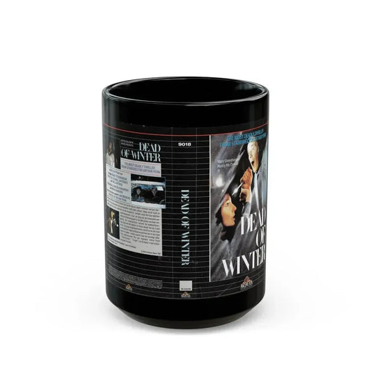 DEAD OF WINTER (VHS COVER) - Black Coffee Mug 15oz - Go Mug Yourself
