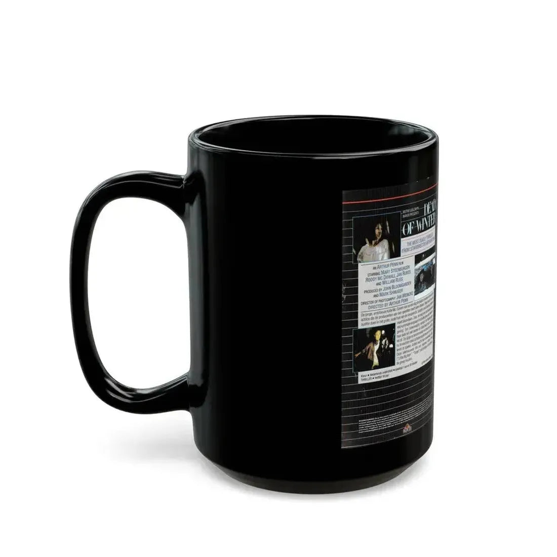 DEAD OF WINTER (VHS COVER) - Black Coffee Mug - Go Mug Yourself