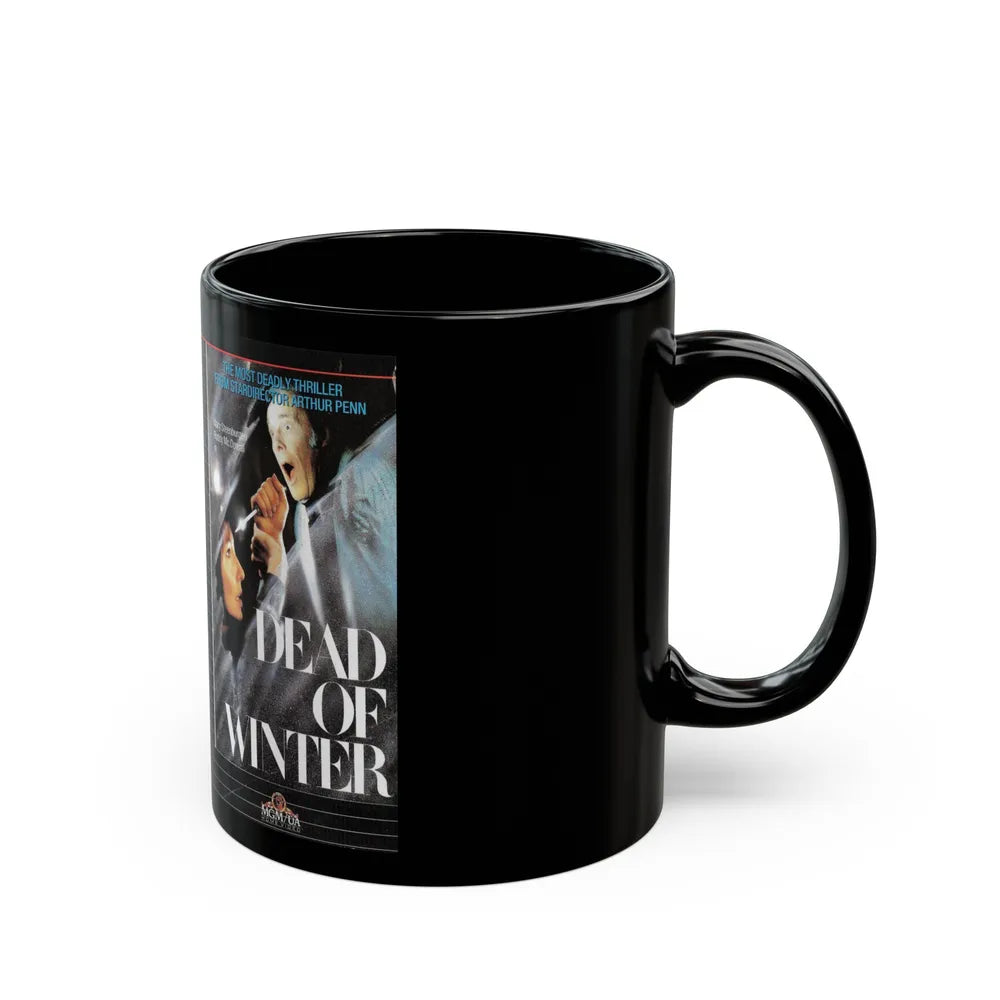 DEAD OF WINTER (VHS COVER) - Black Coffee Mug-Go Mug Yourself