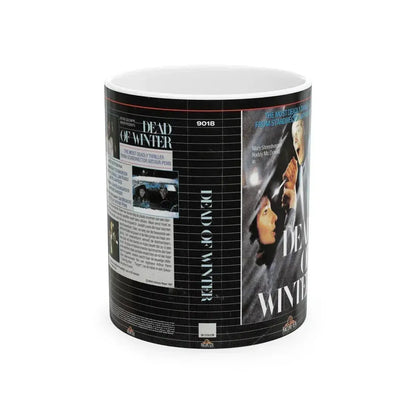 DEAD OF WINTER (VHS COVER) - White Coffee Mug 11oz - Go Mug Yourself