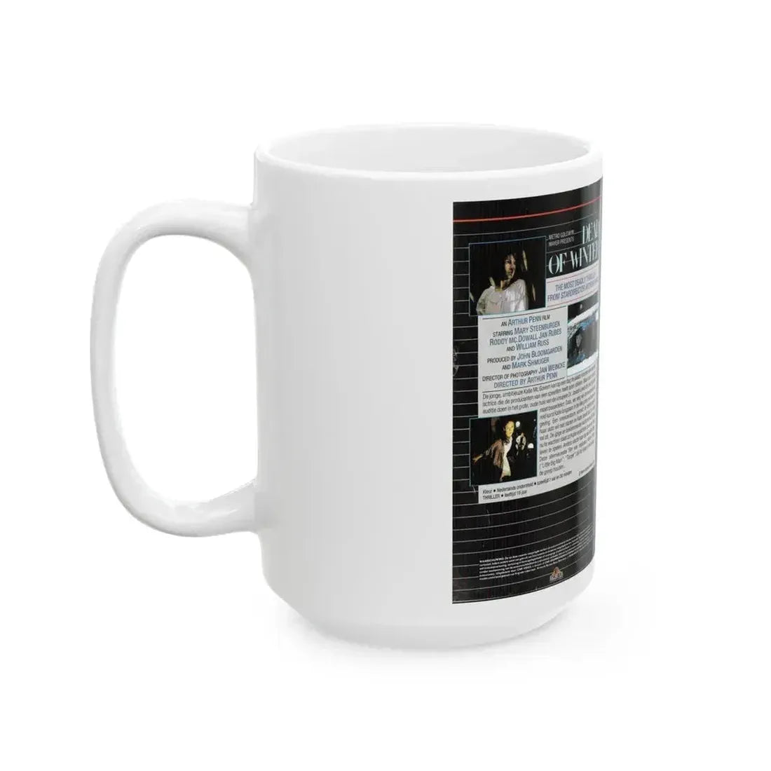 DEAD OF WINTER (VHS COVER) - White Coffee Mug - Go Mug Yourself