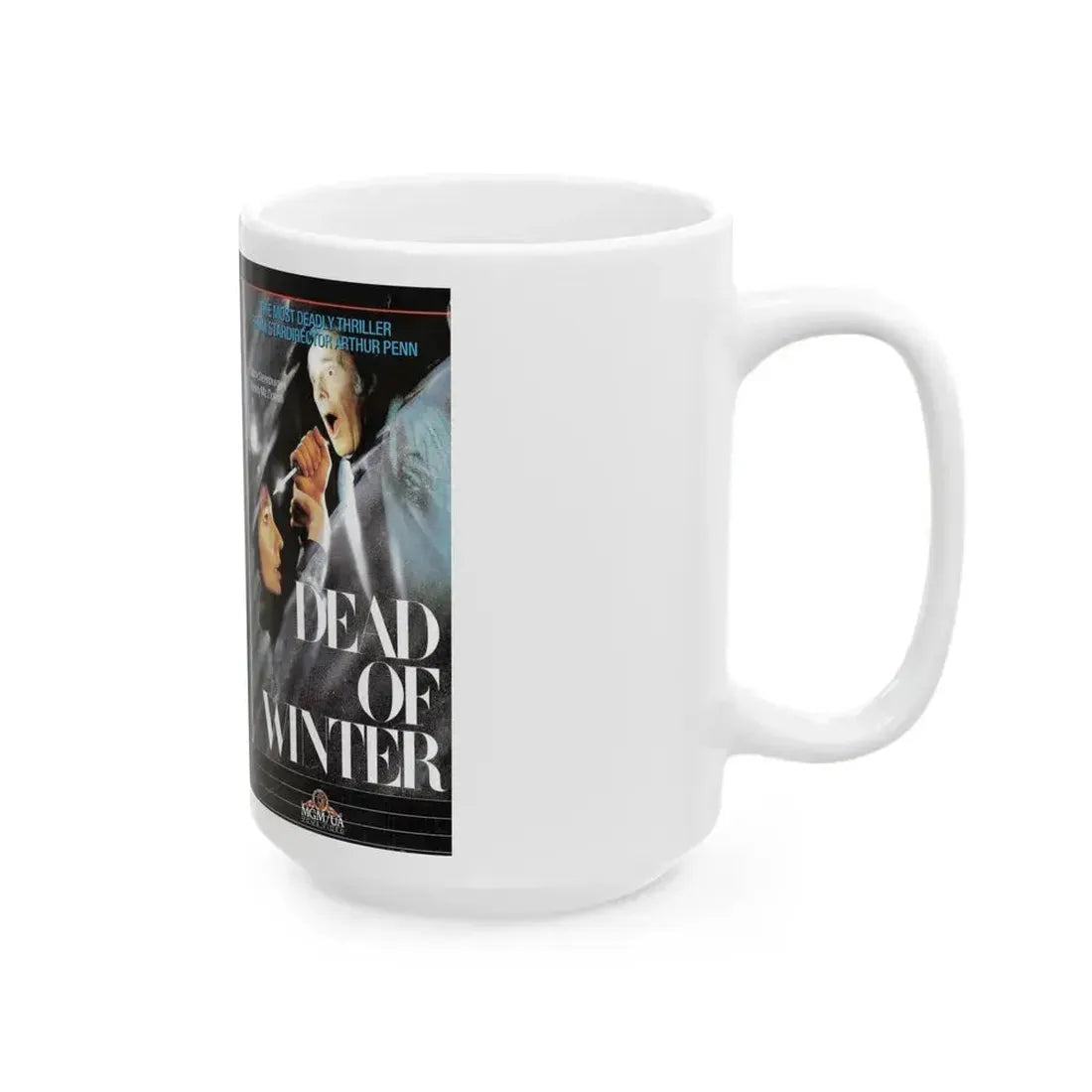 DEAD OF WINTER (VHS COVER) - White Coffee Mug - Go Mug Yourself