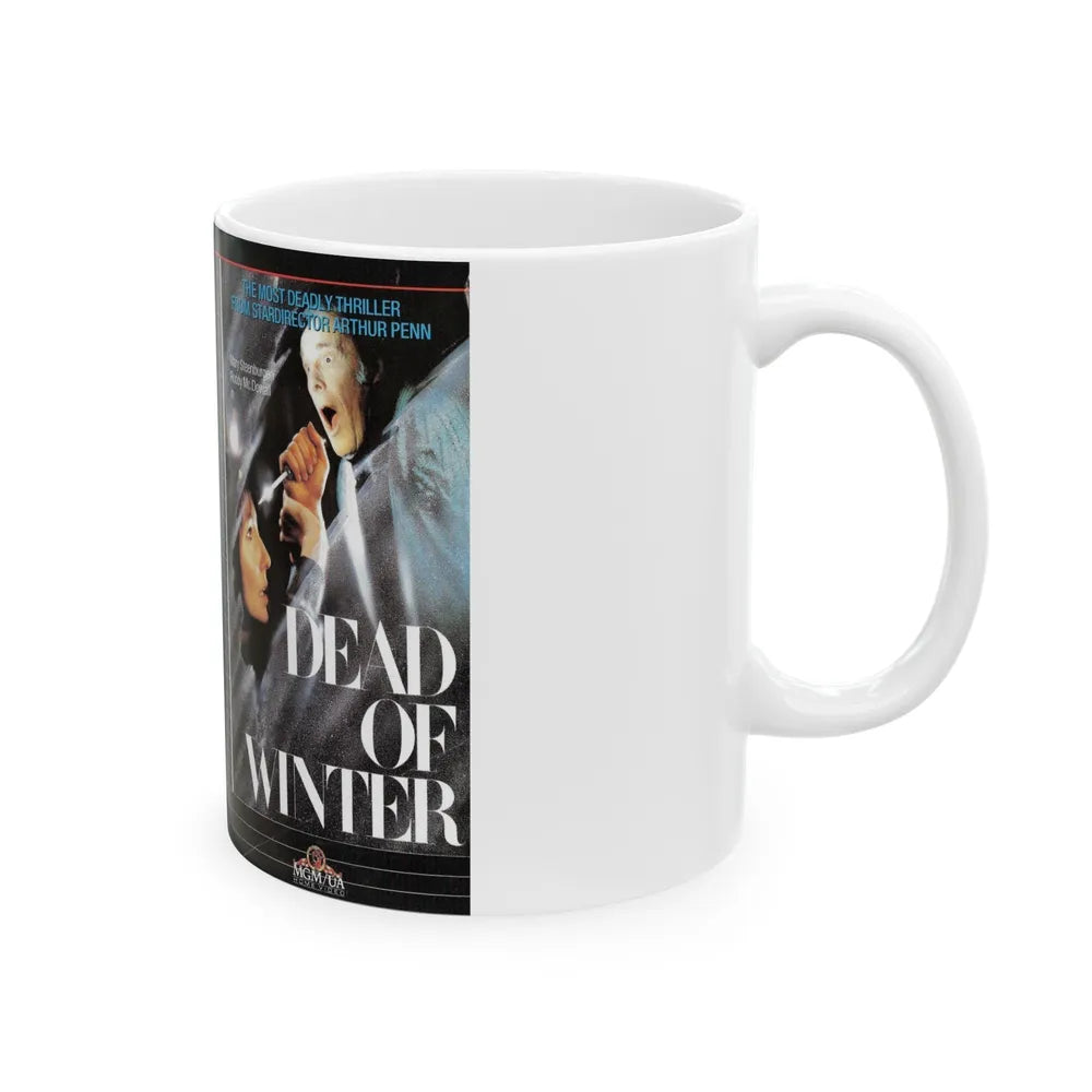 DEAD OF WINTER (VHS COVER) - White Coffee Mug-Go Mug Yourself