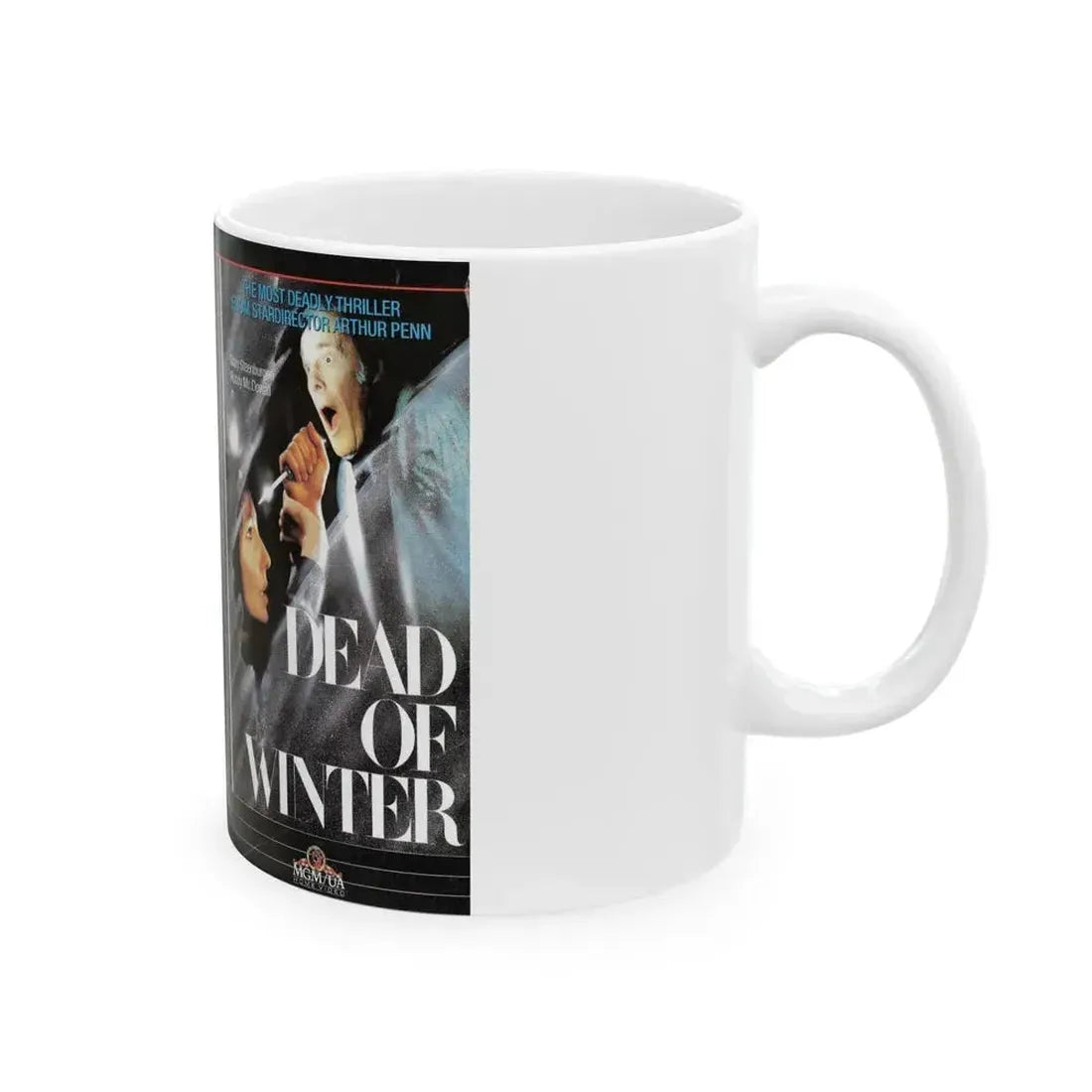 DEAD OF WINTER (VHS COVER) - White Coffee Mug - Go Mug Yourself