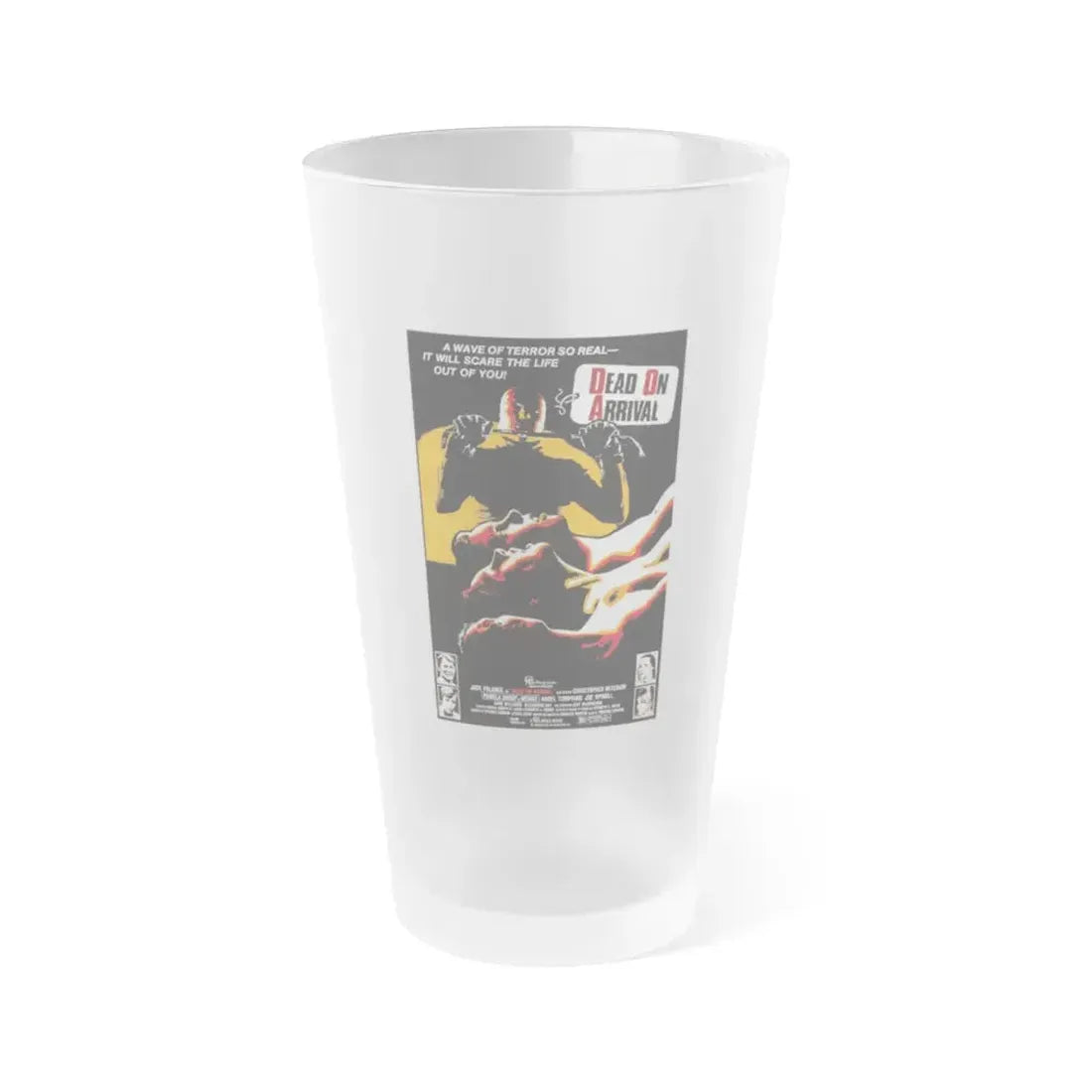 DEAD ON ARRIVAL (ONE MAN JURY) 1978 Movie Poster - Frosted Pint Glass 16oz Default Title - Go Mug Yourself