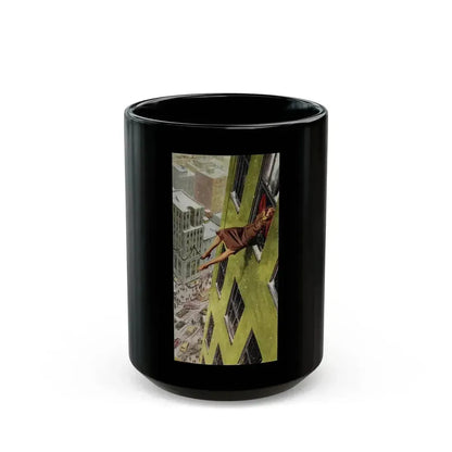 Dead on Christmas Street, Collier's, December 20, 1952 - Black Coffee Mug 15oz - Go Mug Yourself