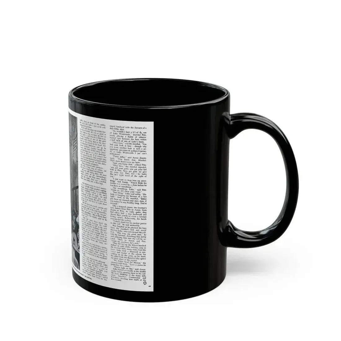 Dead or Alive, Adam magazine, October 1958 - Black Coffee Mug - Go Mug Yourself