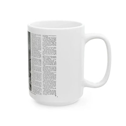 Dead or Alive, Adam magazine, October 1958 - White Coffee Mug - Go Mug Yourself