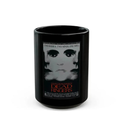 DEAD RINGERS 1988 Movie Poster - Black Coffee Mug 15oz - Go Mug Yourself