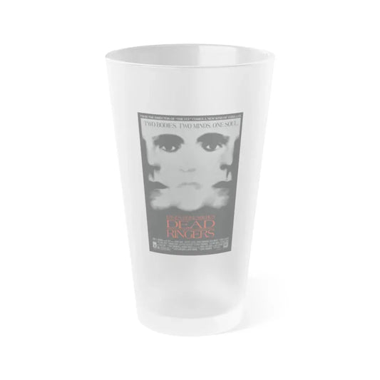 DEAD RINGERS 1988 Movie Poster - Frosted Pint Glass 16oz Default Title - Go Mug Yourself